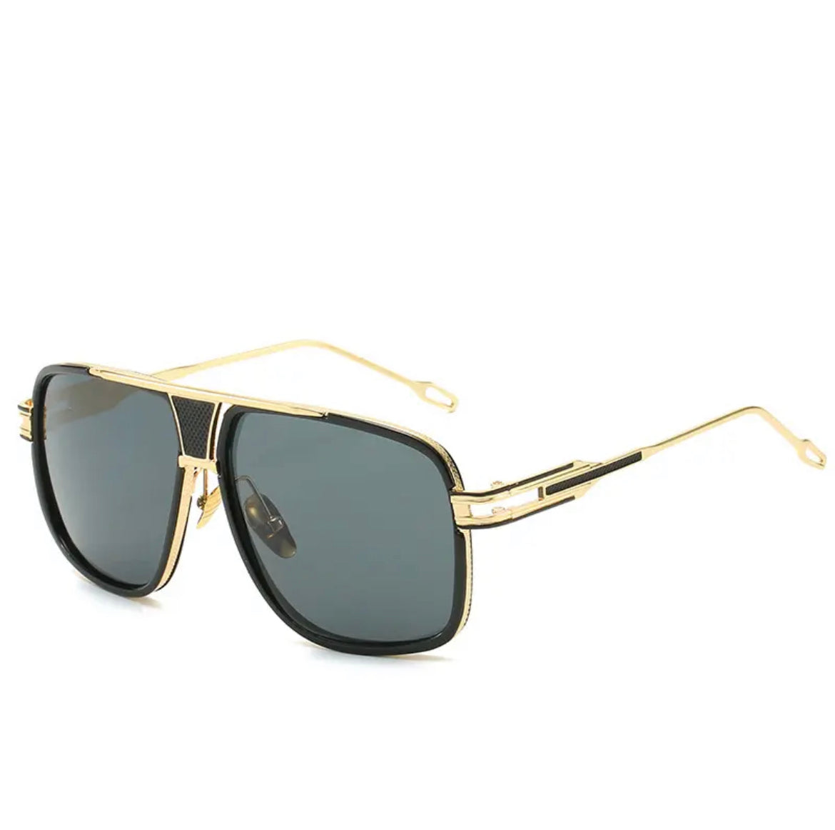 Classic Luxury Sunglasses - Black & Gold
